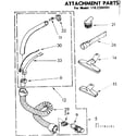 Kenmore 1162284181 attachment parts diagram