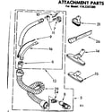Kenmore 1162297380 attachment parts diagram