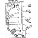 Kenmore 1162397180 attachment parts diagram