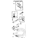Kenmore 11624502 attachment parts diagram