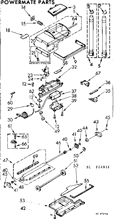 Kenmore 11624931 power mate diagram