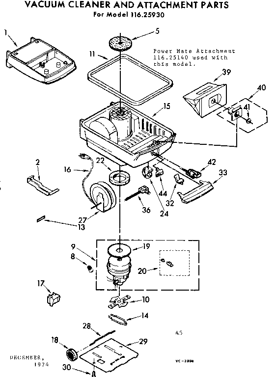 Kenmore 11625930 base assembly diagram