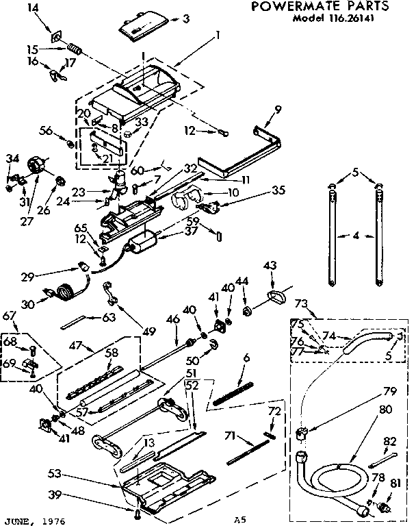 Kenmore 11626141 power mate diagram
