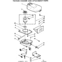 Kenmore 11626270 base assembly diagram