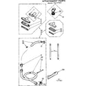 Kenmore 11627960 attachment parts diagram