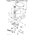 Kenmore 11628271 base assembly diagram