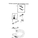 Kenmore 11628271 attachment parts diagram