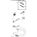Kenmore 11628400 attachment parts diagram