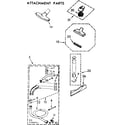 Kenmore 11628952 attachment parts diagram
