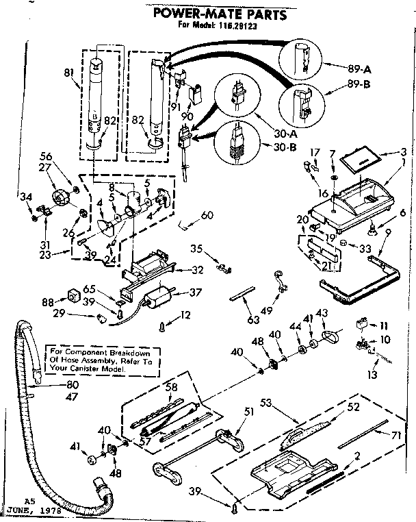 Kenmore 11629123 power mate diagram