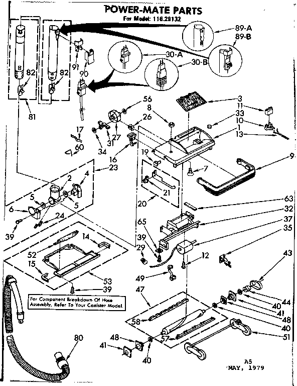 Kenmore 11629132 power mate diagram