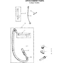 Kenmore 11629695 attachment parts diagram