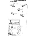 Kenmore 11629801 attachment parts diagram