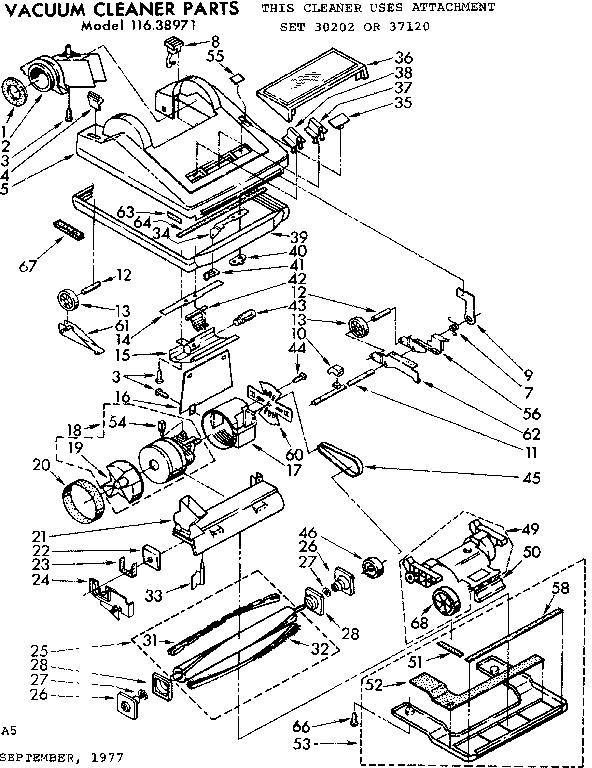 Kenmore 11638971 base assembly diagram