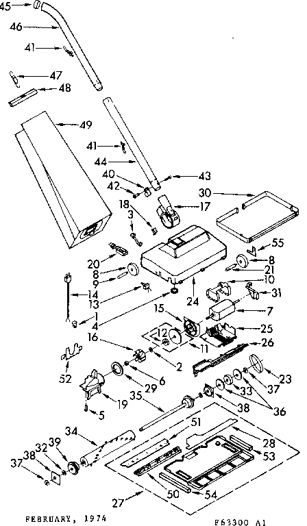 Kenmore 11663300 unit parts diagram