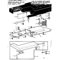 Kenmore 15812411 shuttle cover and work table diagram