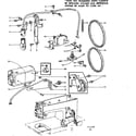Kenmore 15813250 motor assembly diagram