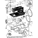 Kenmore 15817300 control panel assembly diagram