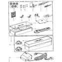 Kenmore 15817300 attachment and buttonhole set, disc set, and foot control diagram