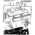 Kenmore 1581792181 bobbin winder and top cover diagram