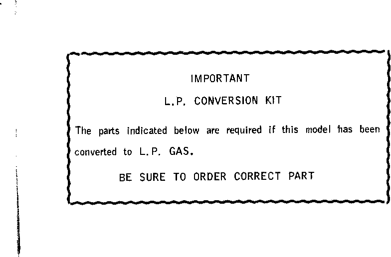 Kenmore 1037187000 l.p. conversion kit diagram