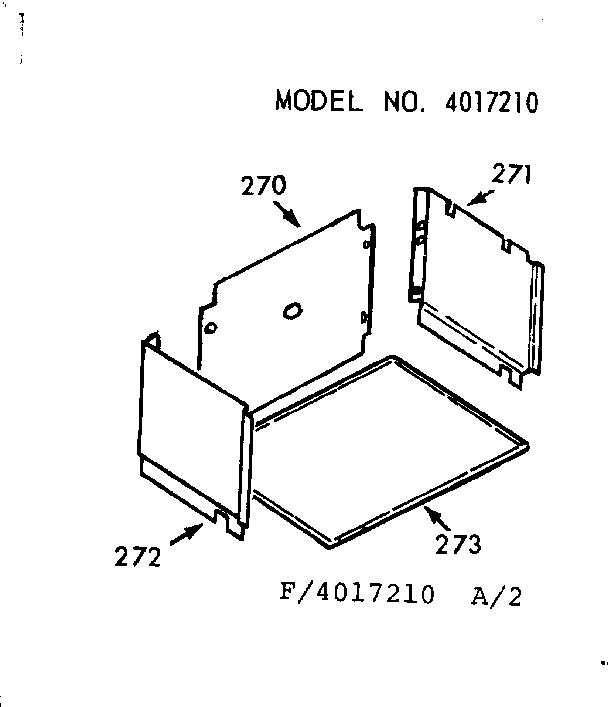 Kenmore 1034017210 optional liner diagram