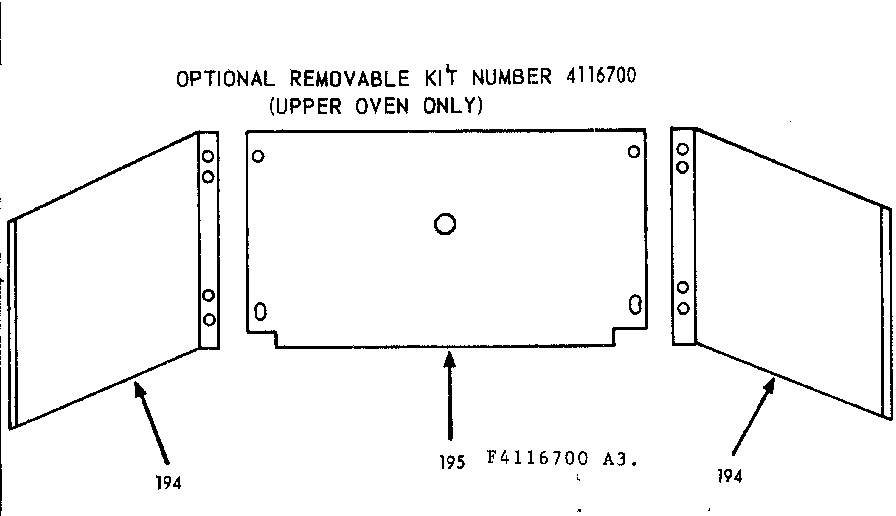 Kenmore 1033266733 optional liner diagram