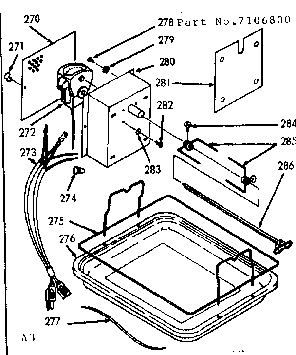 Kenmore 1037486840 rotisserie diagram