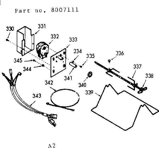 Kenmore 1039147220 optional rotisserie diagram