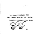 Kenmore 1039767443 optional pan and rings diagram