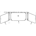Kenmore 1039846841 optional oven liner diagram