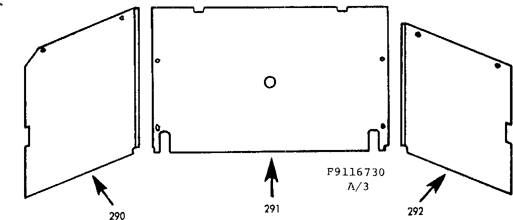 Kenmore 1039786740 optional oven liner diagram
