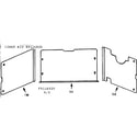 Kenmore 1039846841 optional oven liner diagram