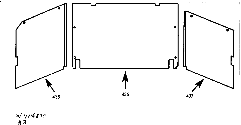 Kenmore 1039886961 optional oven liner diagram