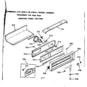 Kenmore 1033248291 control panel section diagram