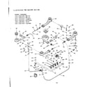 Kenmore 1033367281 burner section diagram