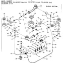 Kenmore 1033367520 burner section diagram