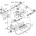 Kenmore 1033367810 burner section diagram