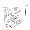 Kenmore 1034227261 control panel diagram
