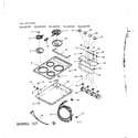 Kenmore 1034327261 cooktop diagram