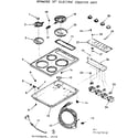 Kenmore 1034347910 cooktop diagram