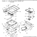 Kenmore 1034387510 cooktop diagram