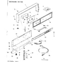 Kenmore 1037277660 backguard section diagram