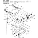 Kenmore 1037277660 burner section diagram