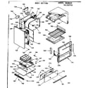 Kenmore 1037257710 body section diagram