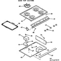 Kenmore 1037267810 main top section diagram