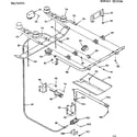 Kenmore 1037267810 burner section diagram
