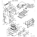 Kenmore 1037277510 body section diagram