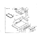 Kenmore 1037347521 main top diagram