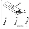 Kenmore 1037347521 wire harnesses and components diagram